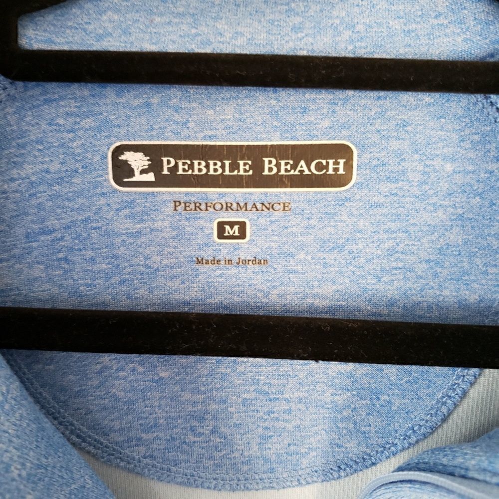 Pebble beach performance fleece blue - Picture 3 of 5